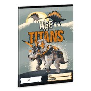 Age of the Titans kockás füzet  