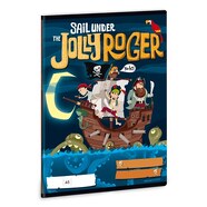 Jolly Roger kockás füzet