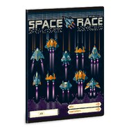 Space Race kockás füzet 