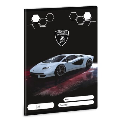 Lamborghini kockás füzet 2023