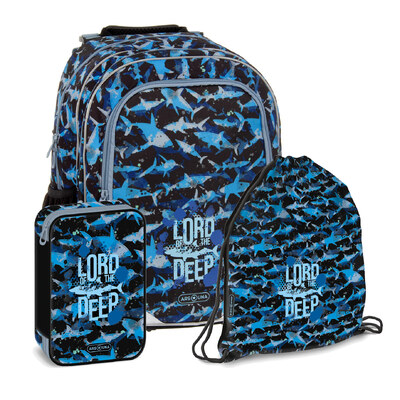 LORD OF THE DEEP ergo-fit iskolatáska szett  