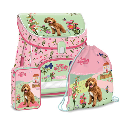 Cute Animals Doggie I. akciós iskolatáska szett 