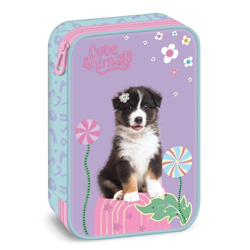 Cute Animals Aussie többszintes tolltartó